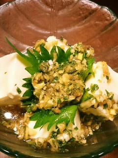 風味豊か☆薬味たっぷり冷豆腐-レシピのメイン写真