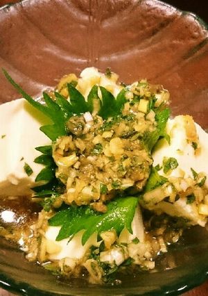 風味豊か☆薬味たっぷり冷豆腐-レシピのメイン写真