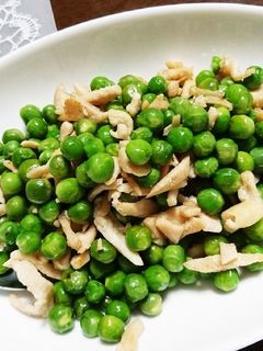 グリーンピース炒め 炒豌豆-レシピのメイン写真