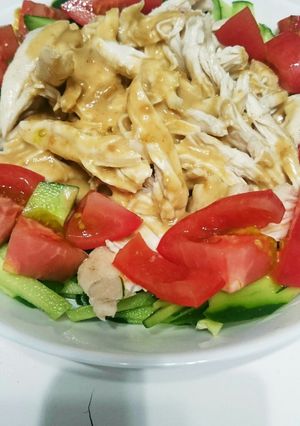 レンジで簡単(´ω｀)棒々鶏♪-レシピのメイン写真