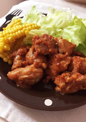 簡単！豚肉とアボカドチーズのBBQソース-レシピのメイン写真