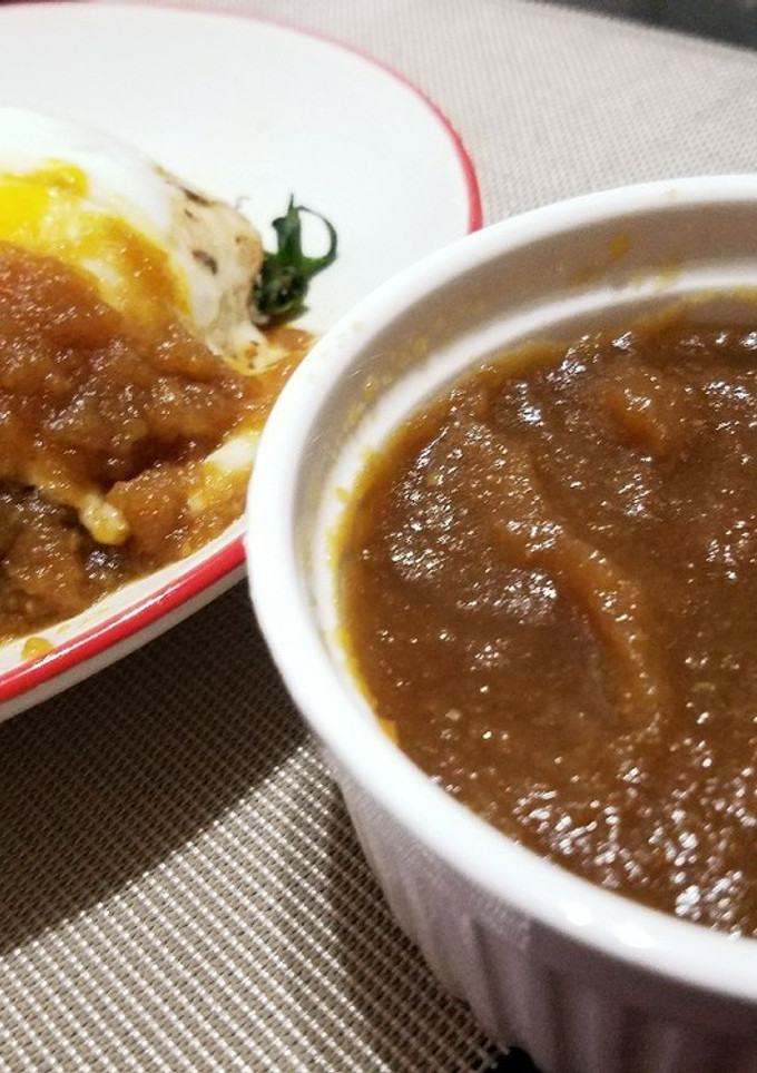 おろし玉ねぎのにんにくソース-レシピのメイン写真