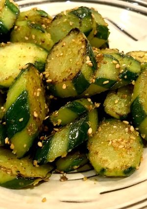 きゅうりのカレー炒め（大量消費むき）-レシピのメイン写真