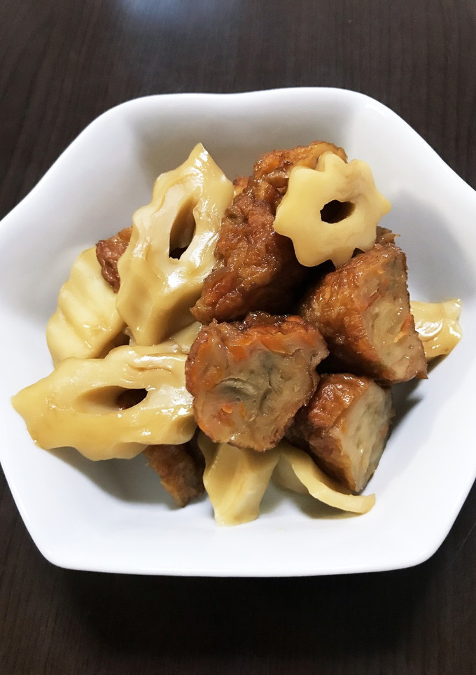 簡単♪さつま揚げちくわぶ煮物-レシピのメイン写真
