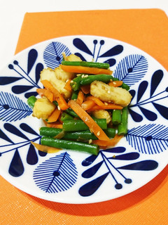 つるなしインゲンと蒲鉾のワサビ醤油あえ-レシピのメイン写真