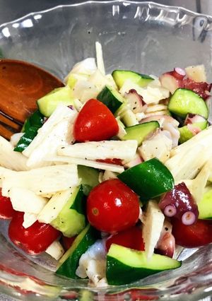 タコと夏野菜のバルサミコマリネ-レシピのメイン写真