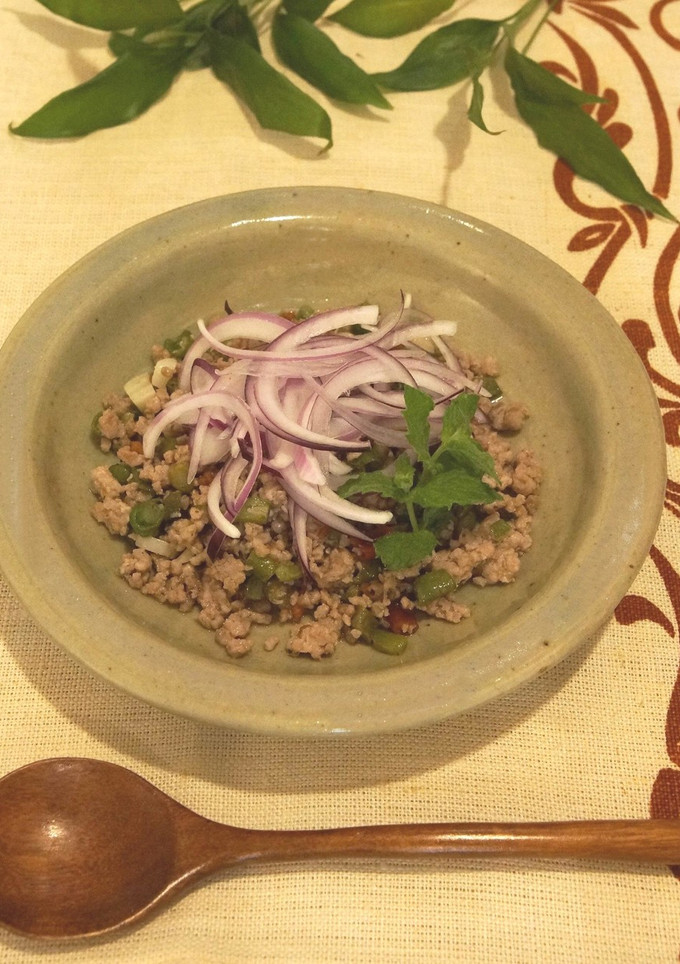 大和酵素（本草）風味のエスニック挽肉炒め-レシピのメイン写真