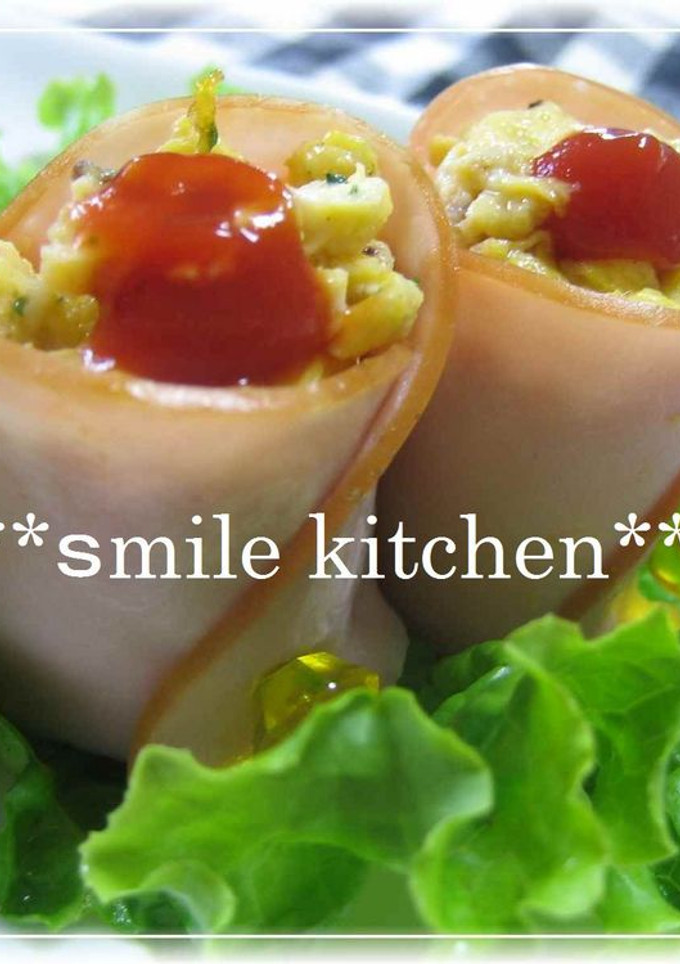 お弁当に♪ハムでたまごをクルっと♪＾＾-レシピのメイン写真