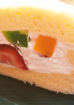 SwansDownでふわふわロールケーキ-レシピのメイン写真