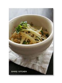 簡単♪もやしとかいわれ大根の和え物-レシピのメイン写真