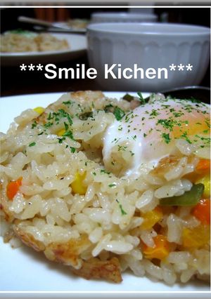 炊飯器で♪チキン＆きのこの炊込みピラフ♪-レシピのメイン写真