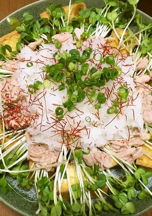 ★ カリカリ厚揚げのおろしツナ大根-レシピのメイン写真