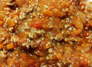 簡単♪完熟トマトのミートソース♥-レシピのメイン写真