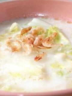 美肌☆簡単 基本の白菜のミルクスープ-レシピのメイン写真