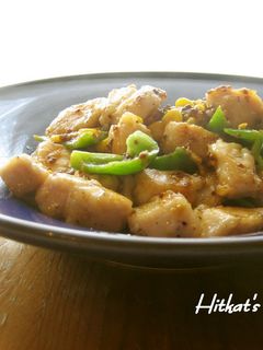 鶏肉とピーマンの甘辛マスタード炒め♫-レシピのメイン写真
