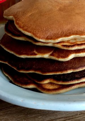 ダイエットに！寒天入りホットケーキ-レシピのメイン写真