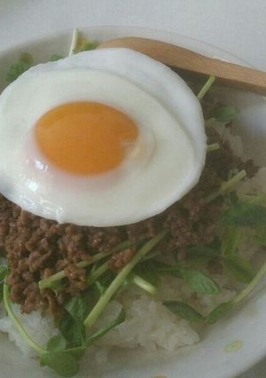 牛挽き肉のガパオライス風-レシピのメイン写真