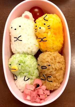 すみっこぐらしのキャラ弁-レシピのメイン写真
