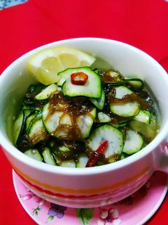 ズッキーニと、もずくのナムル☆-レシピのメイン写真