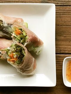 茹でもち麦の生春巻き-レシピのメイン写真