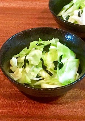 わかめスープで超簡単☆やみつきキャベツ-レシピのメイン写真