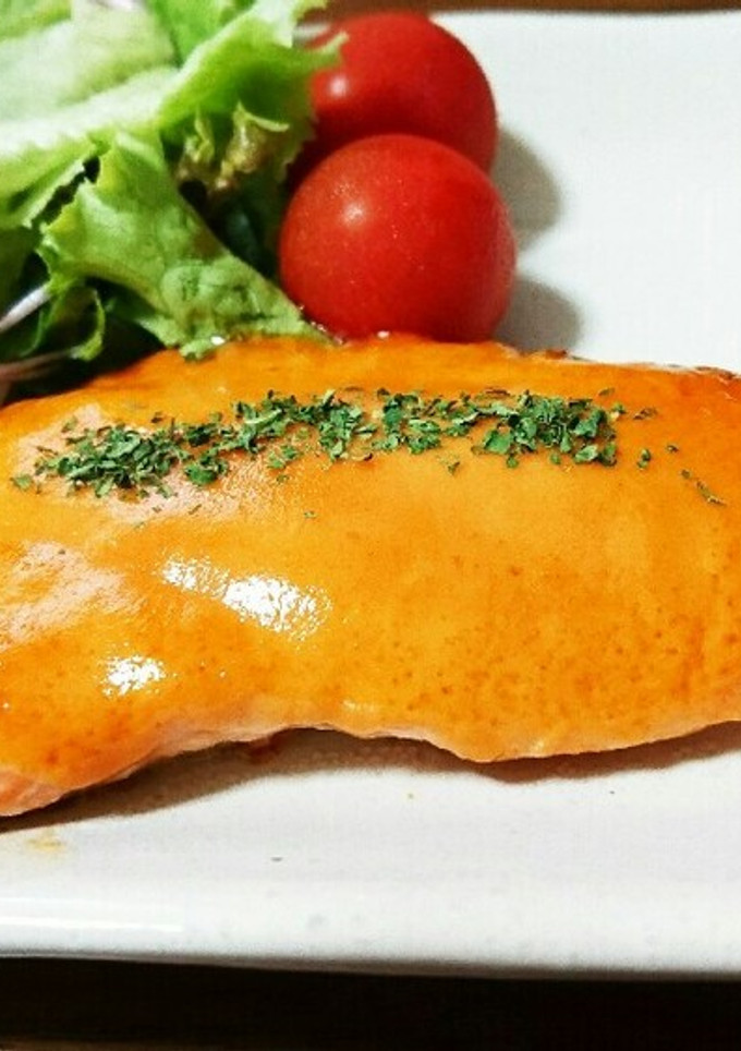 簡単☆鮭のケチャマヨ焼き☆-レシピのメイン写真