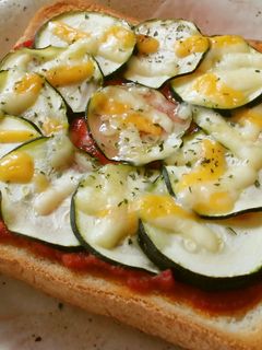 ズッキーニ♡ピザトースト!-レシピのメイン写真