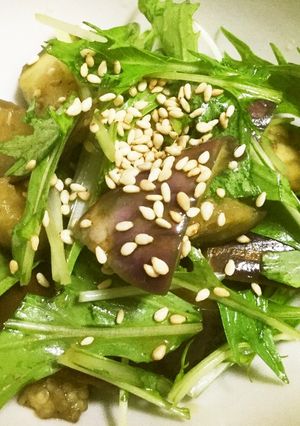 超楽々 夏ナス蒸しなすの和え物作ります-レシピのメイン写真