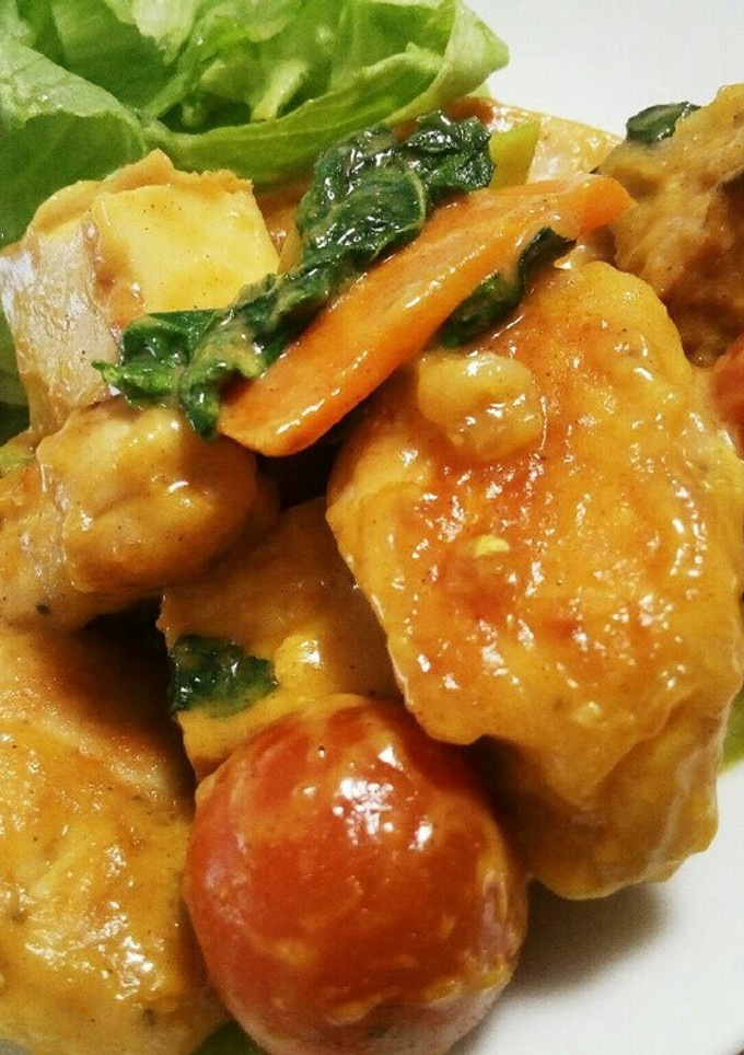 鶏胸肉と厚揚げのオイマヨカレーソース炒め-レシピのメイン写真