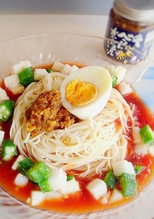さっぱりトマト塩だれそうめん-レシピのメイン写真