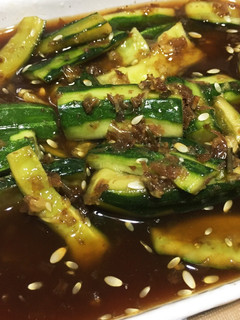 簡単 梅肉キュウリの即席漬け-レシピのメイン写真