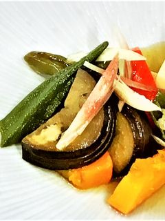 オーブンで簡単!夏野菜の焼き浸し 2種-レシピのメイン写真