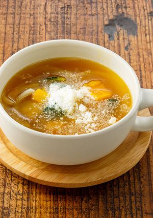 かぼちゃとたまねぎのスープ-レシピのメイン写真