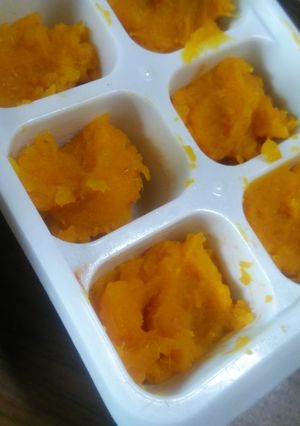 レンジで簡単離乳食初期☆かぼちゃペースト-レシピのメイン写真