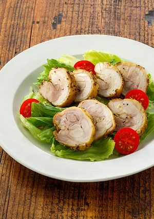 鶏肉のスパイスロールレタスのせ-レシピのメイン写真