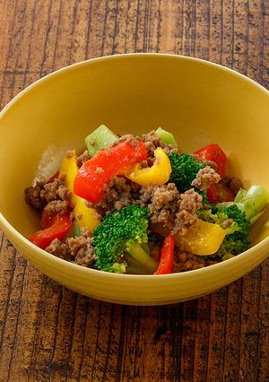 ブロッコリーと野菜のそぼろ和え-レシピのメイン写真