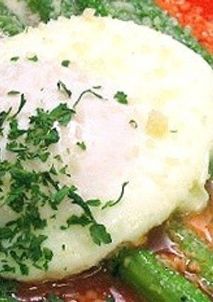 グリーンアスパラのミラノ風-レシピのメイン写真
