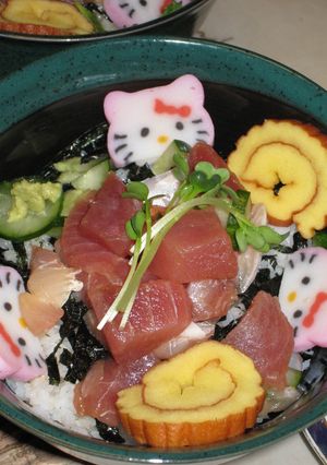 お祝い事に☆海鮮あられちらし-レシピのメイン写真