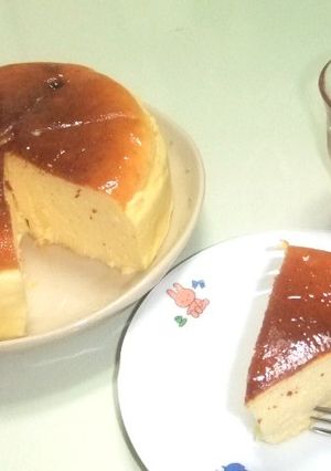 ふんわりスフレチーズケーキ-レシピのメイン写真