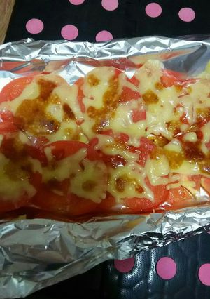 簡単♪トースターでトマトチーズ焼き-レシピのメイン写真