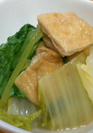葉野菜のおかか炒め煮-レシピのメイン写真