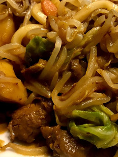 残りのカレーで焼きカレーうどん-レシピのメイン写真