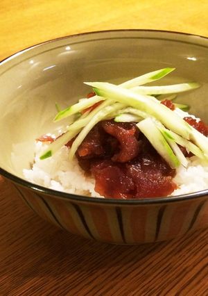 すぐ出来る！マグロユッケ風丼-レシピのメイン写真