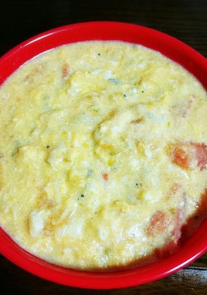 【糖質オフ】ほっとトマト玉子粥風-レシピのメイン写真