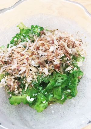 ゴーヤとオクラのさっぱり和え-レシピのメイン写真