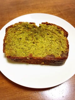HM使って☆抹茶と甘納豆のパウンドケーキ-レシピのメイン写真