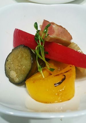 夏野菜とベーコンのソテー´ω`)-レシピのメイン写真