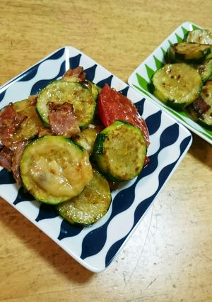 ズッキーニとトマトの出逢い(*^^*)-レシピのメイン写真