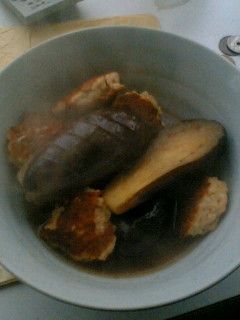 なすとつくねのほかほか煮♪-レシピのメイン写真