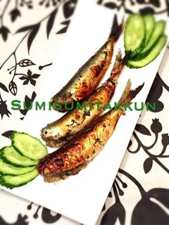 簡単♪鰯の茶葉味噌漬け焼き♡-レシピのメイン写真
